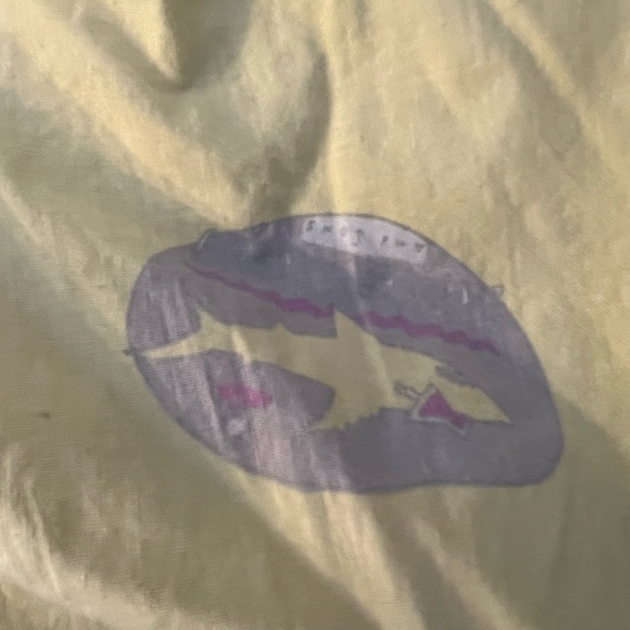 Vintage Deadstock boys swim shorts Maui with tags medium yellow shark surf 1980s - Picture 7 of 13